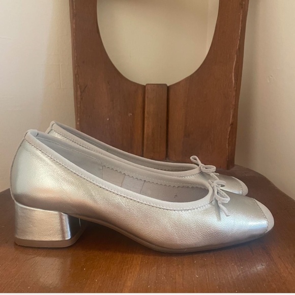 French ballet block heel shoes Requins size 6 - Picture 8 of 8